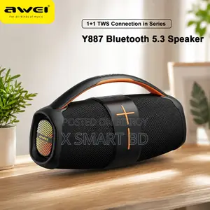 Awei Y887 Portable Bluetooth Outdoor Speaker ( Six Month Warrenty )