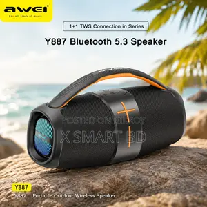 Awei Y887 Portable Bluetooth Outdoor Speaker ( Six Month Warrenty )