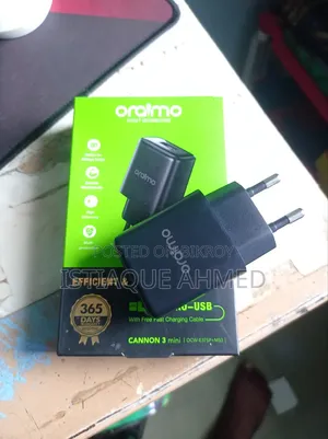 Oraimo ৬ ওয়াট চার্জার অ্যাডাপ্টার ক্যাবল সহ
