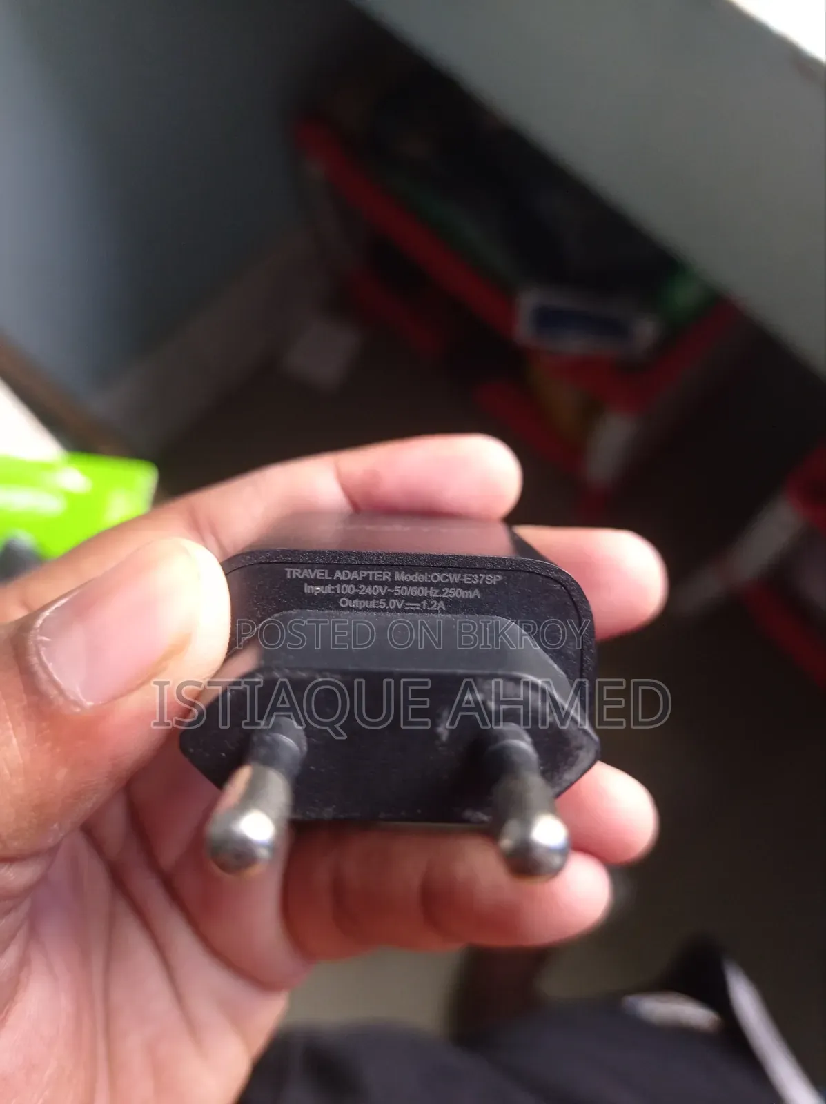 Oraimo 6 Watt Charger Adapter With Cable