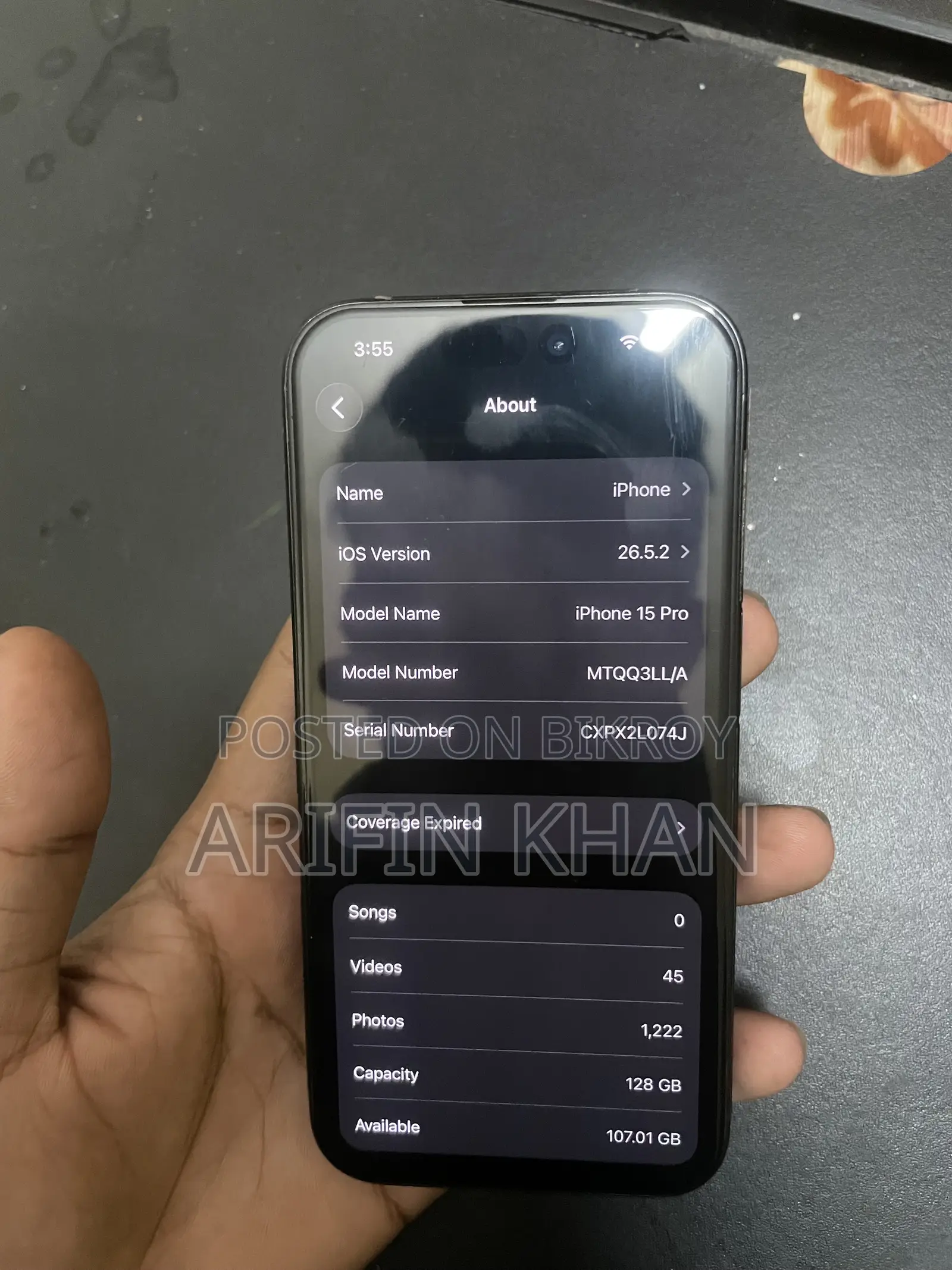 Apple iPhone 15 Pro 128 GB Blue