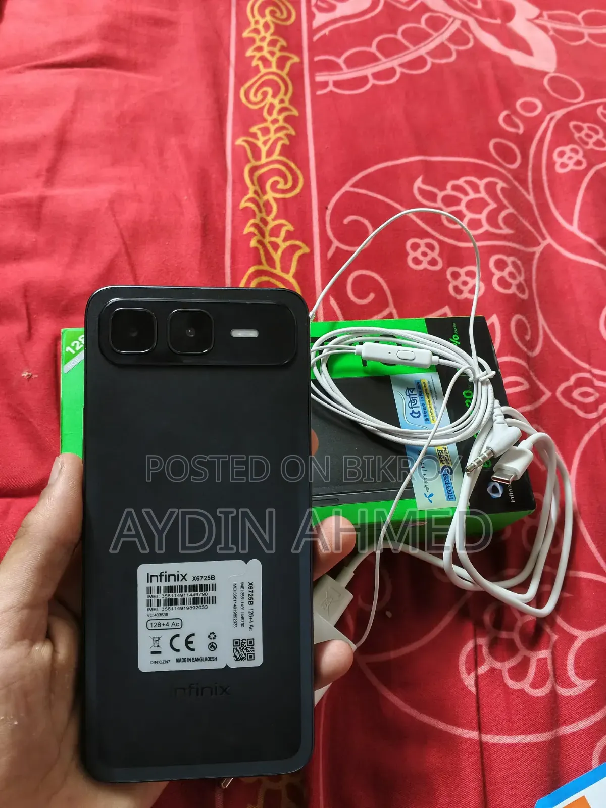 New Infinix Smart 10 Plus 128 GB Black