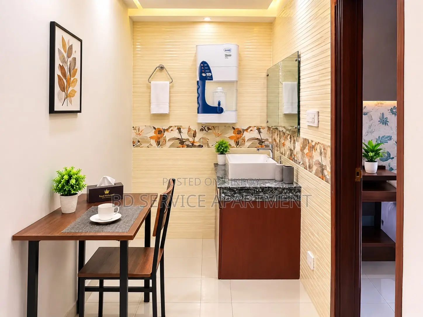 Furnished 1-Bedroom Apartment in 1 Bed Royal Studio, Uttara for Rent