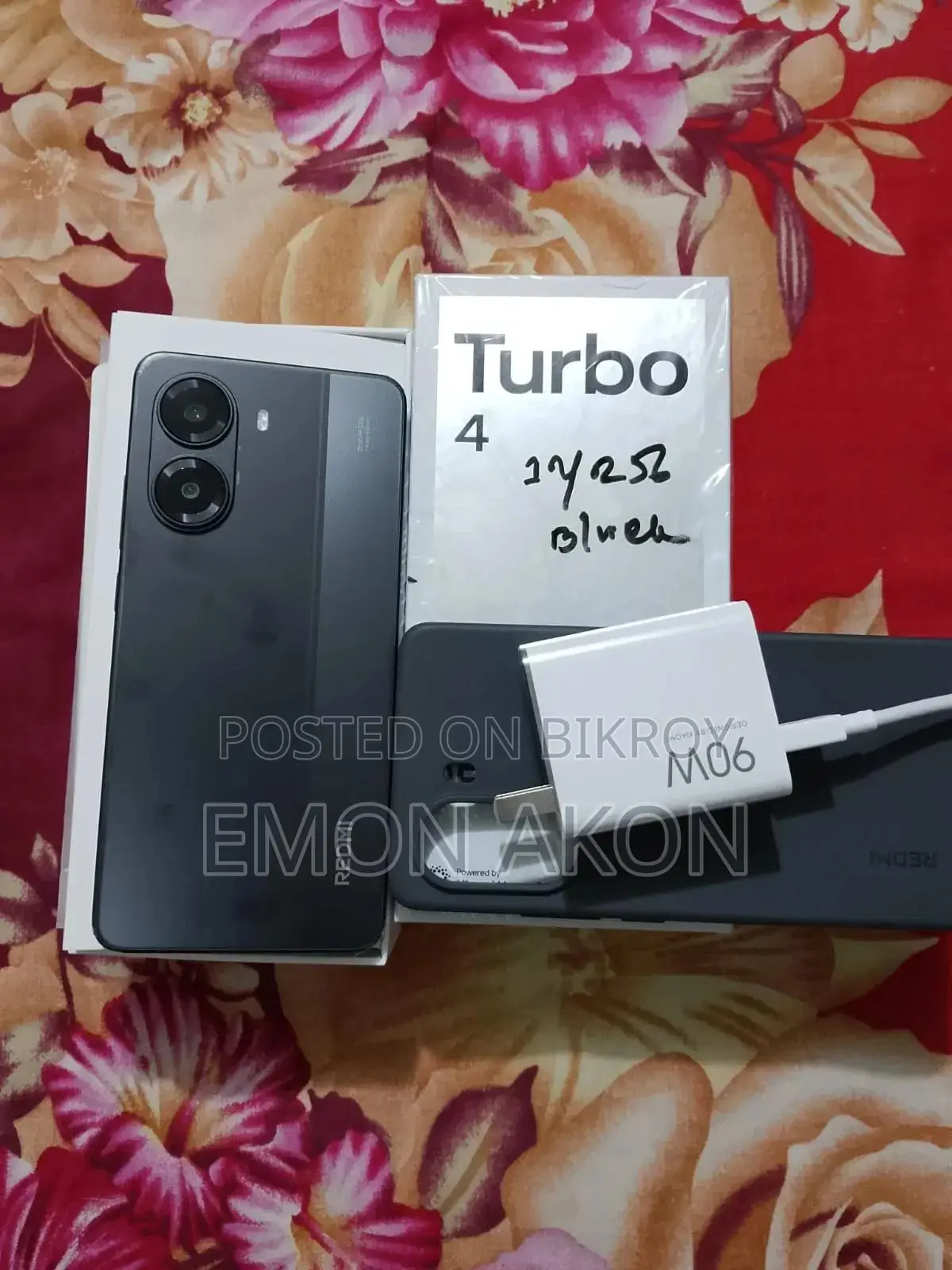 New Xiaomi Redmi Turbo 4 256 GB Black