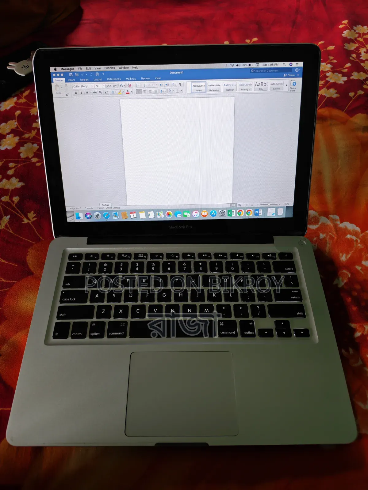 Laptop Apple MacBook Pro 2012 8GB Intel Core i5 SSD 512GB