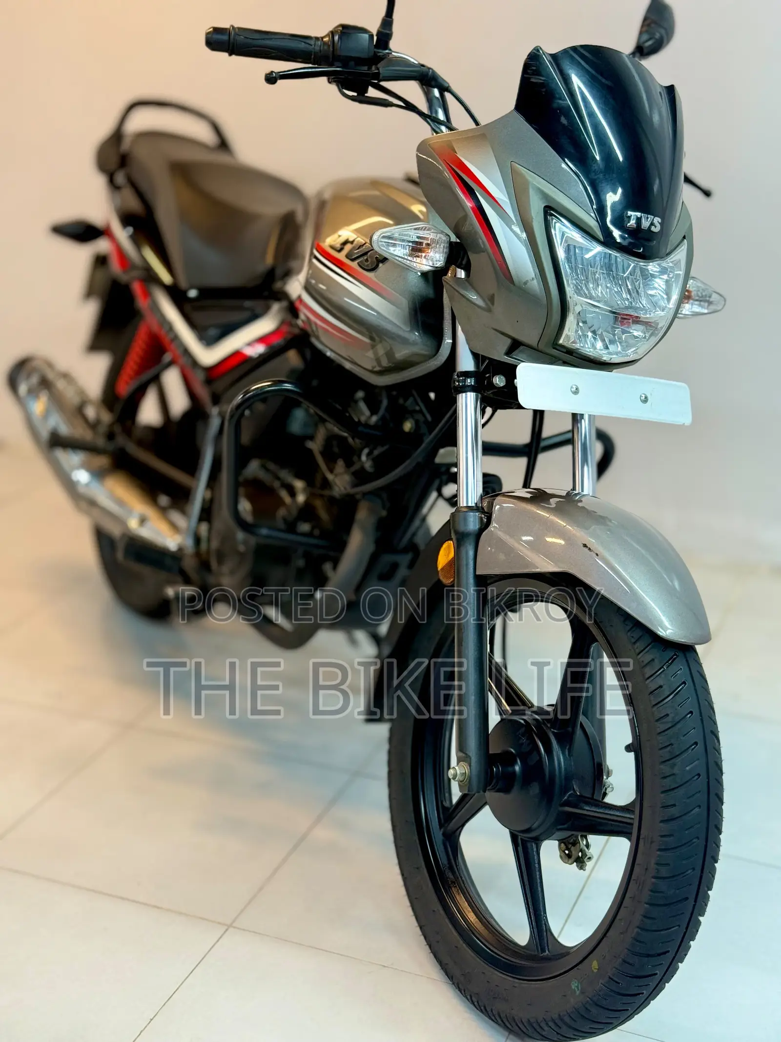 টিভিএস মেট্রো প্লাস ২০২৪ সিলভার