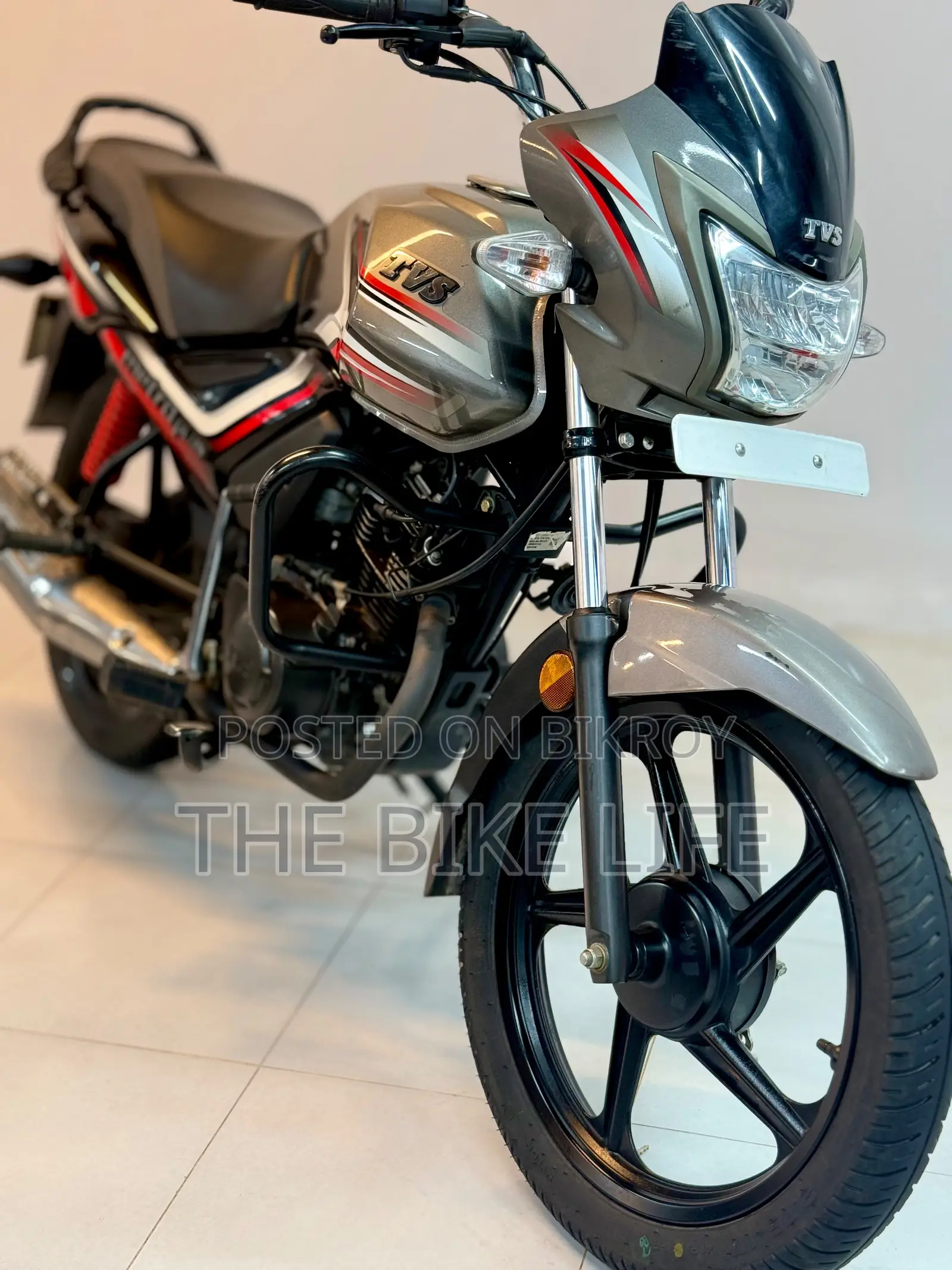 টিভিএস মেট্রো প্লাস ২০২৪ সিলভার
