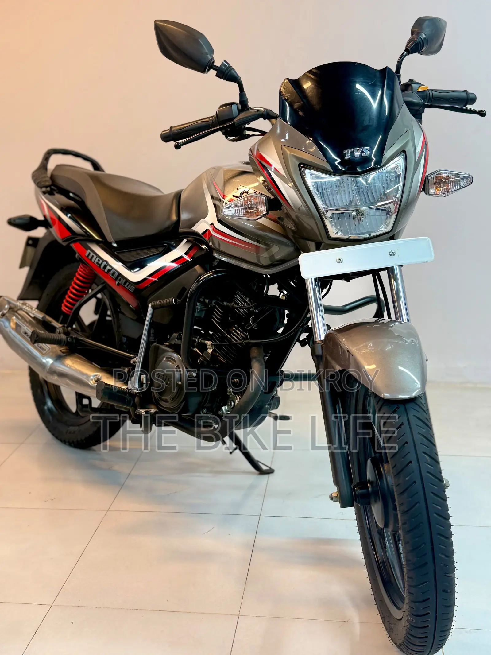 টিভিএস মেট্রো প্লাস ২০২৪ সিলভার