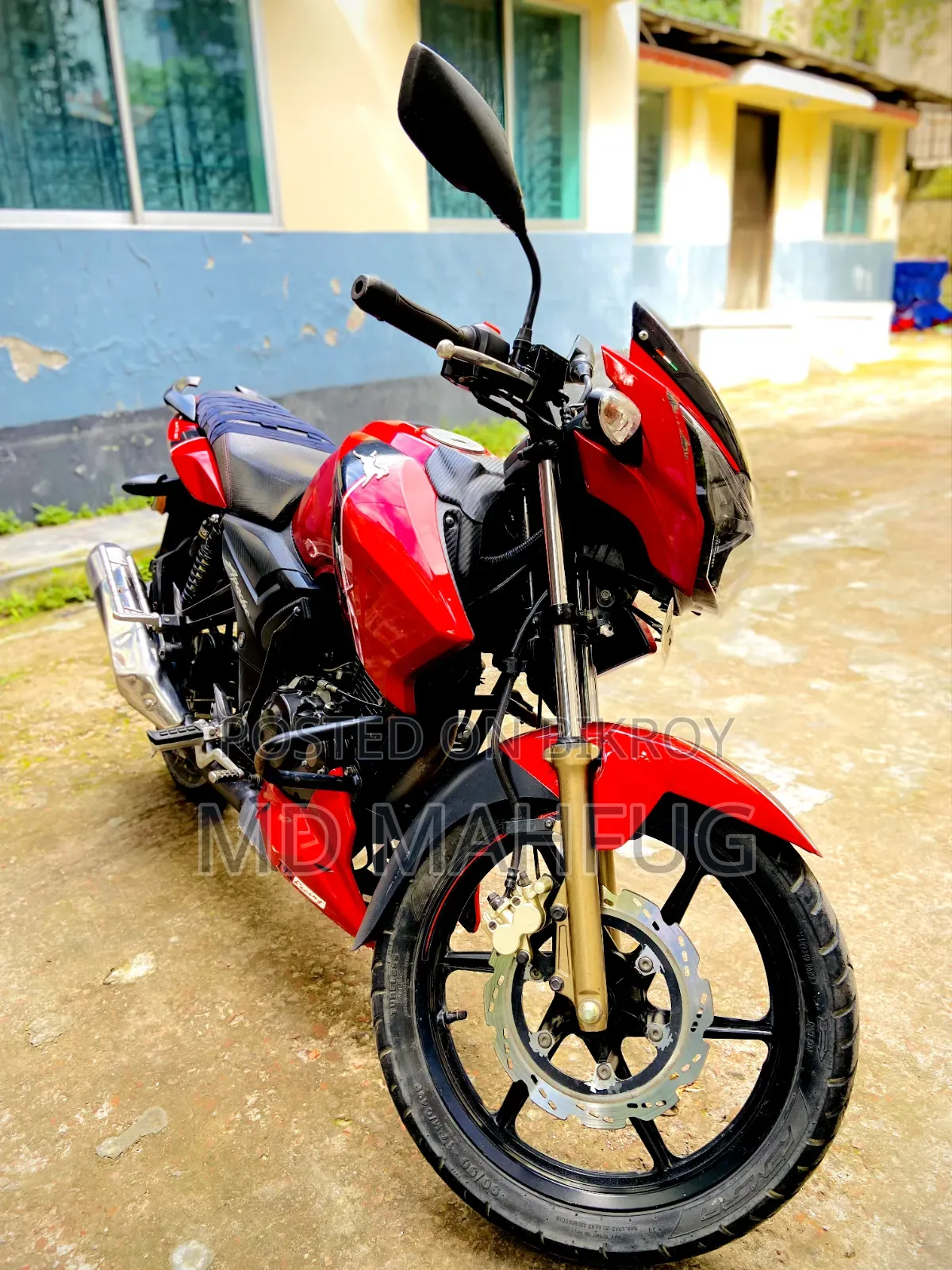 TVS Apache RTR 160 2V Refresh X-Connect 2022 Red