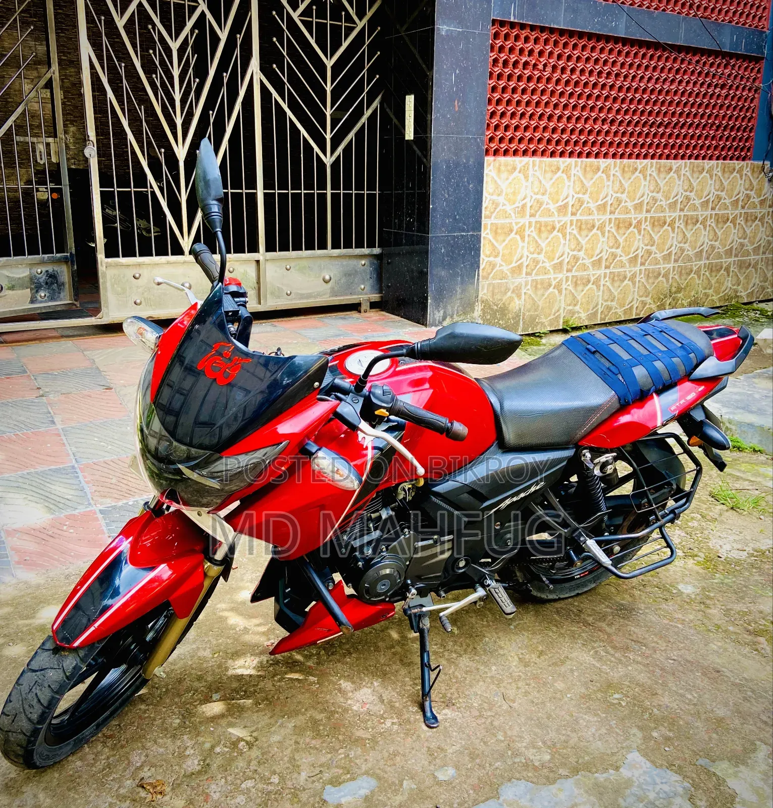 TVS Apache RTR 160 2V Refresh X-Connect 2022 Red