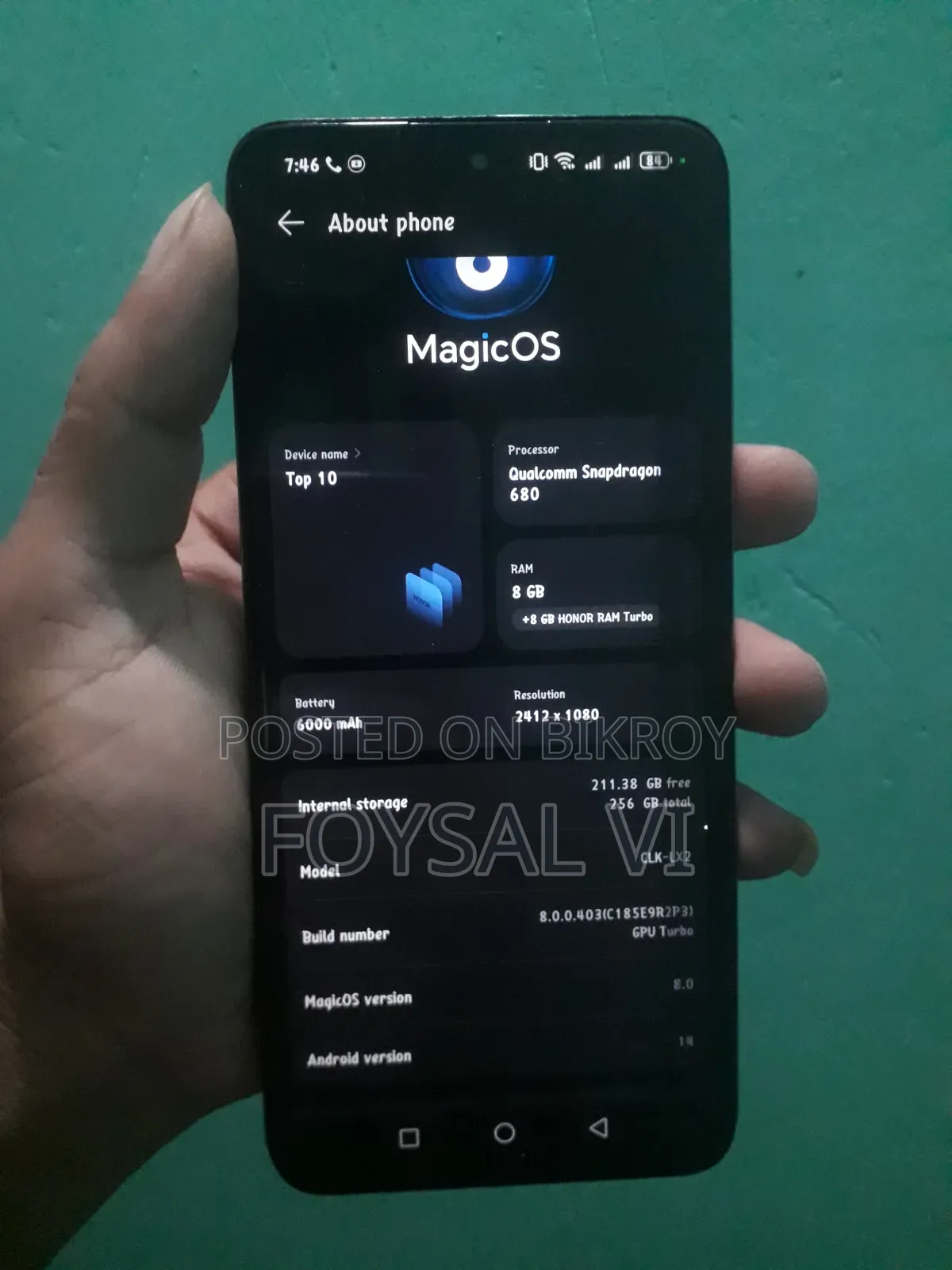 Honor 256 GB Green