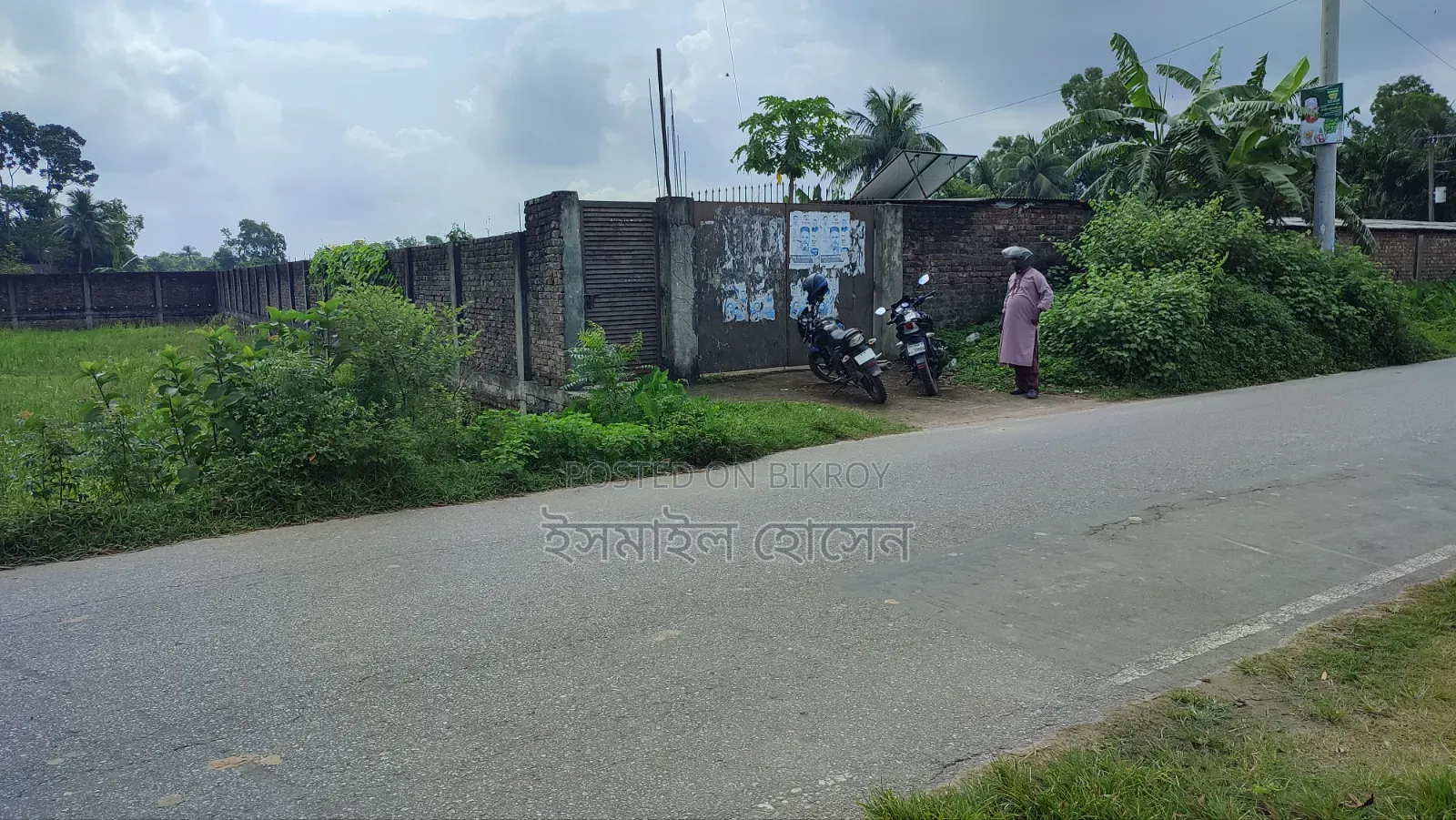 আরসিসি বাউন্ডারী করা ১৩ বিঘা জমি বিক্রি হবে