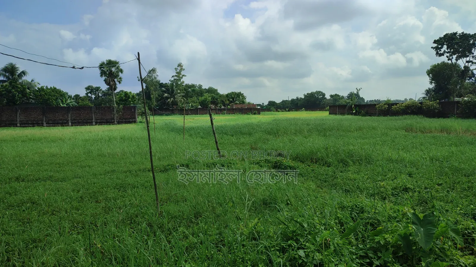 আরসিসি বাউন্ডারী করা ১৩ বিঘা জমি বিক্রি হবে
