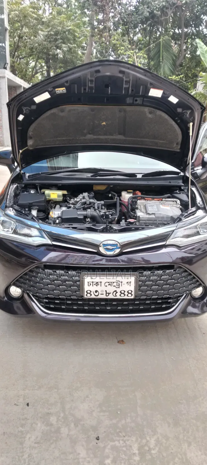 Toyota Corolla Fielder 2015 Purple