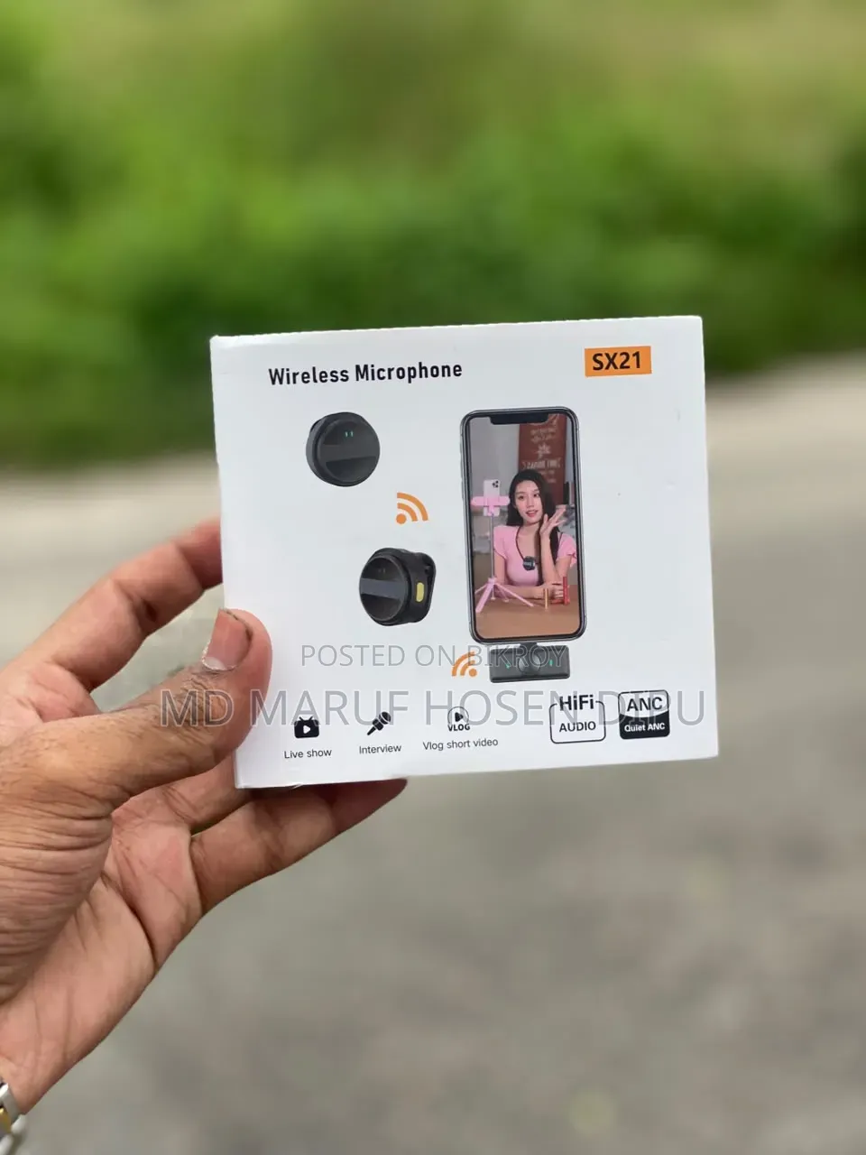 SX21 Dual Wireless Microphone Set - Crystal Clear Audio (Brand New)