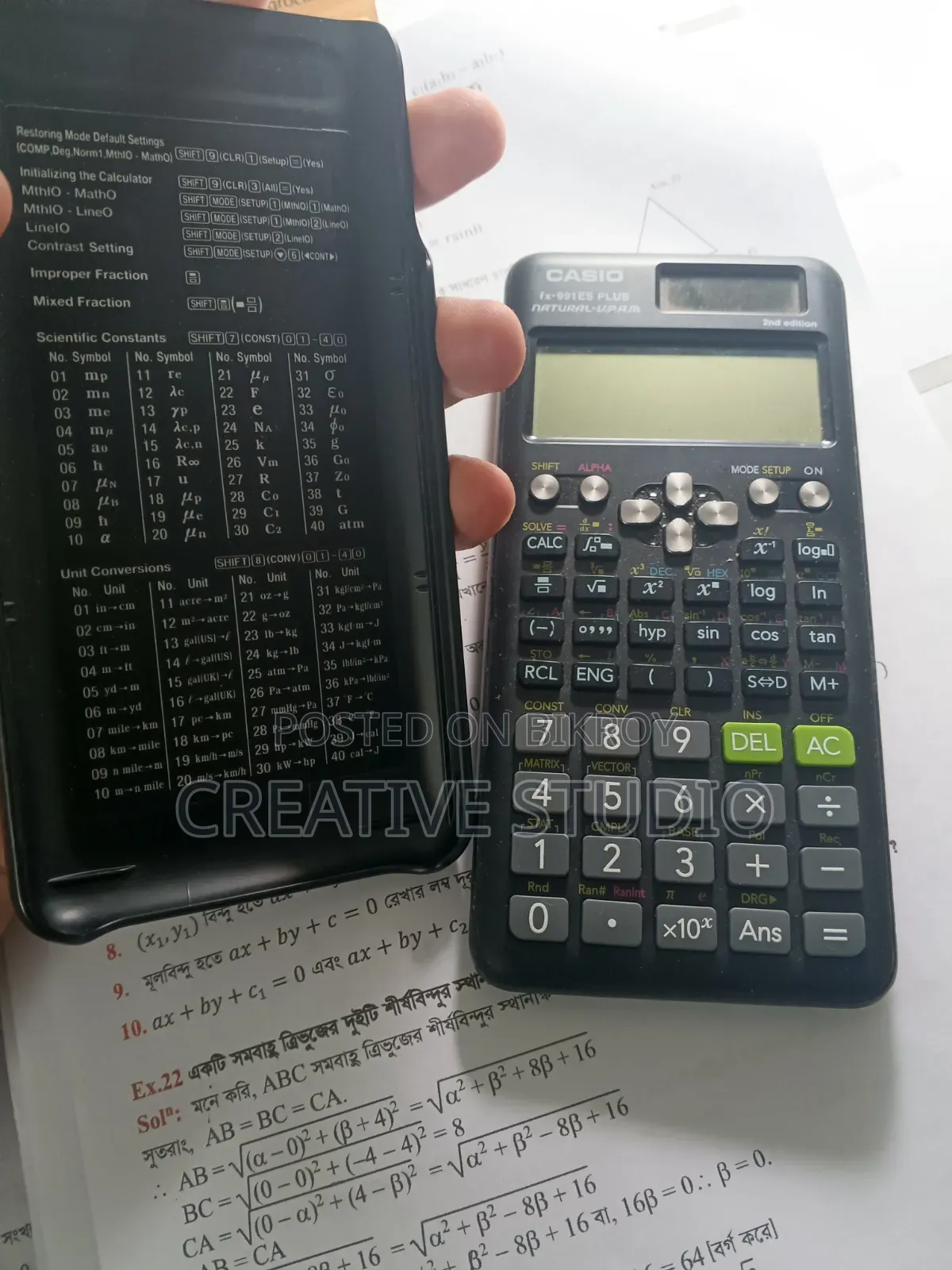 Casio 991 Es Plus 2nd Gen Original Calculator