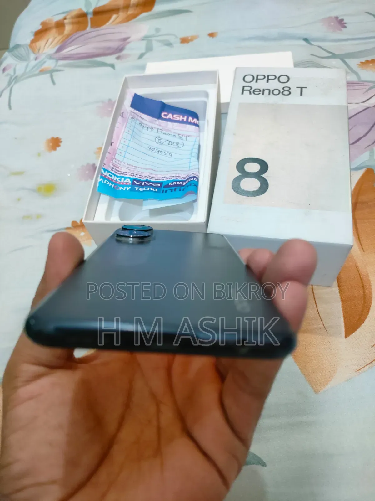 অপো রেনো ৮টি ১২৮ জিবি রূপালী