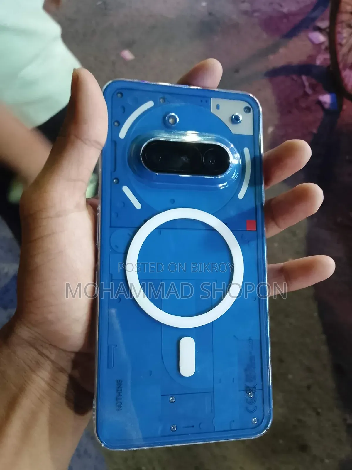 নতুন নাথিং ফোন ৩এ ২৫৬ জিবি নীল