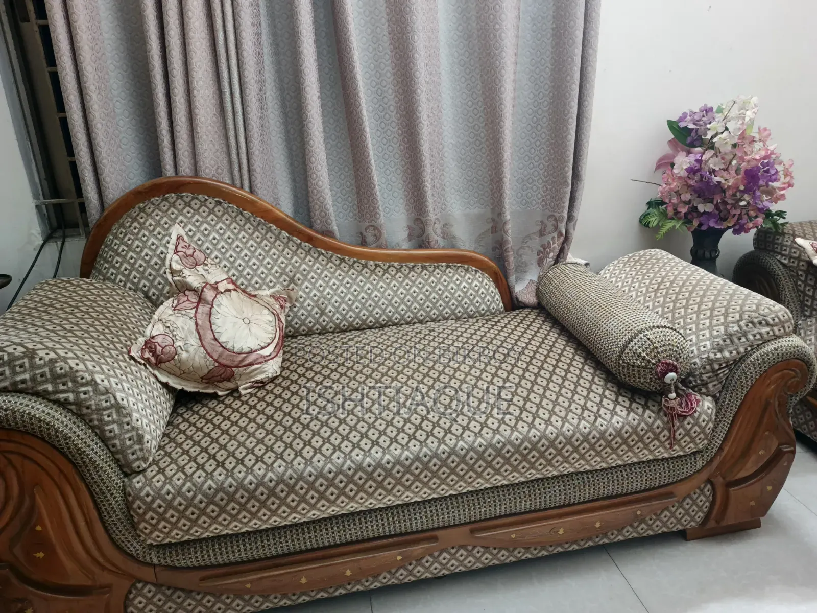 Sofa Set Made With Shegun Wood
