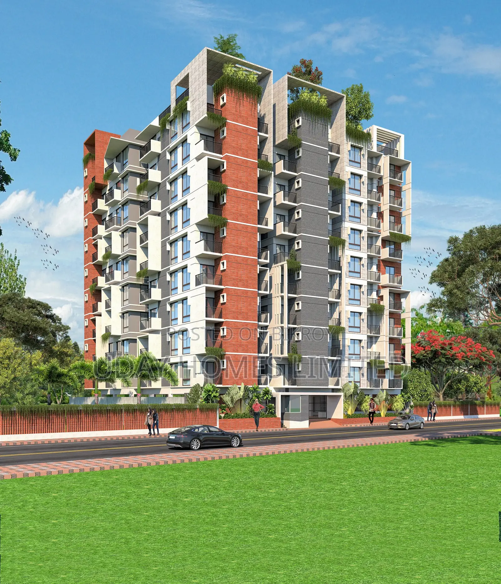 3 Bedroom Block of Flats in Uday Baganbari Tower, Badda for Sale