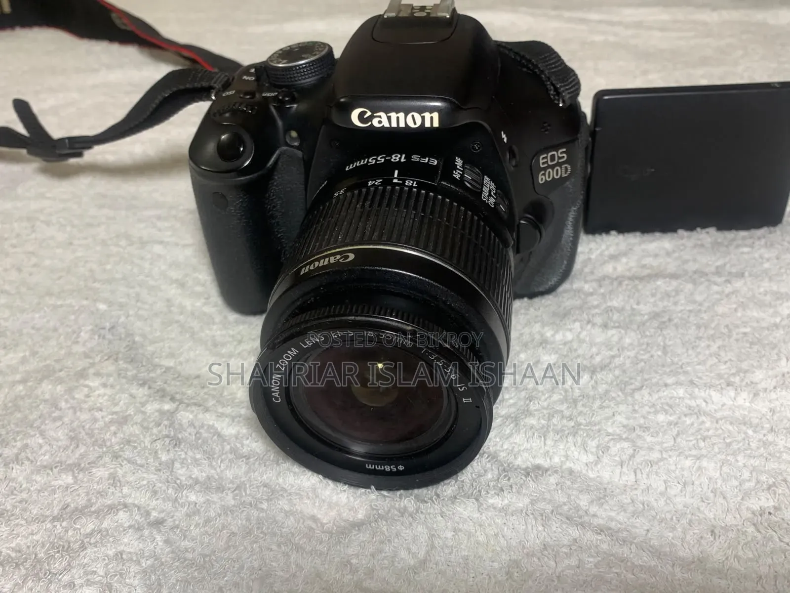 Canon EOS 600D DSLR With 3 Lenses