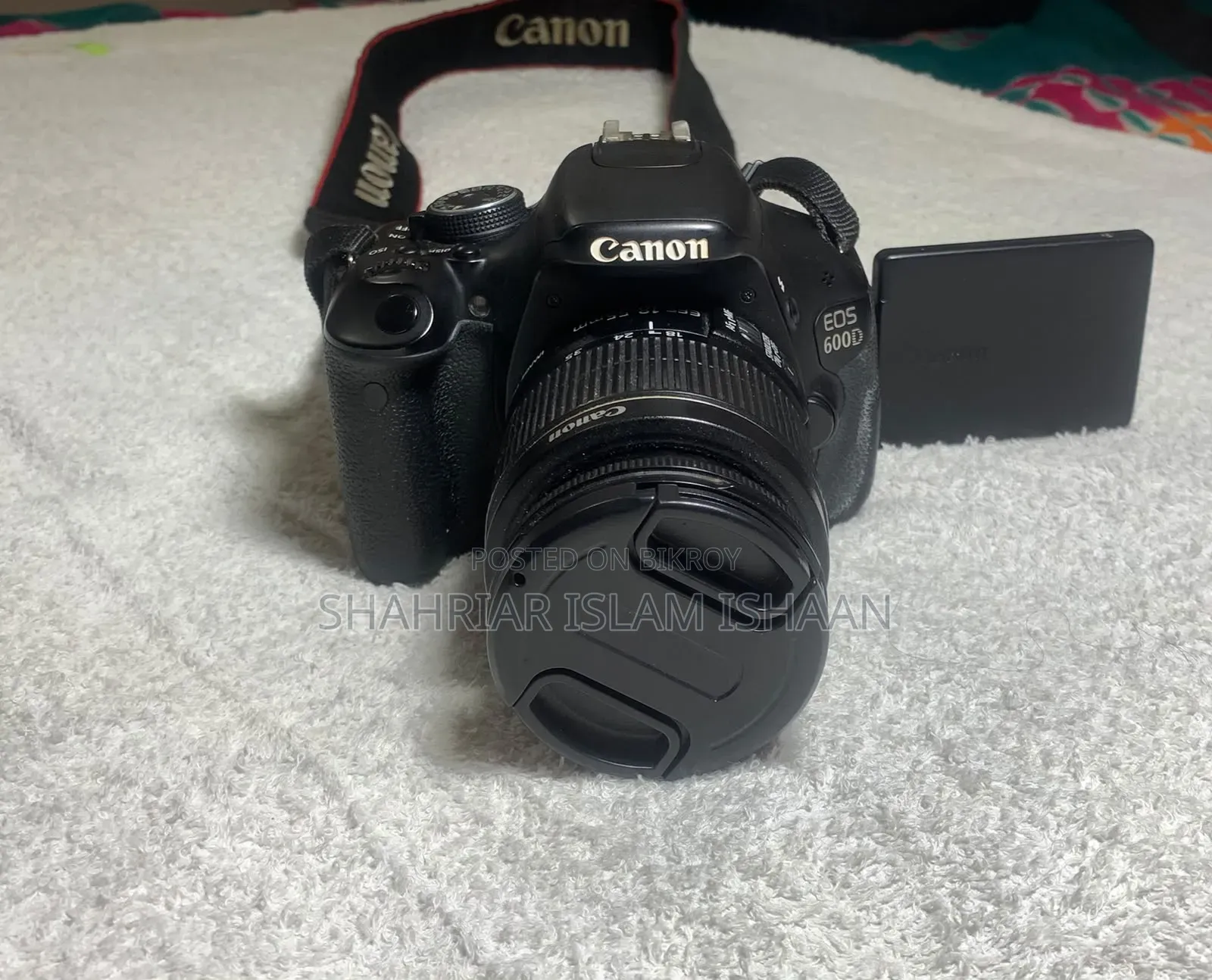Canon EOS 600D DSLR With 3 Lenses