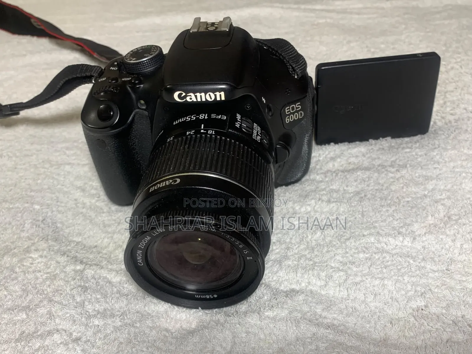 Canon EOS 600D DSLR With 3 Lenses