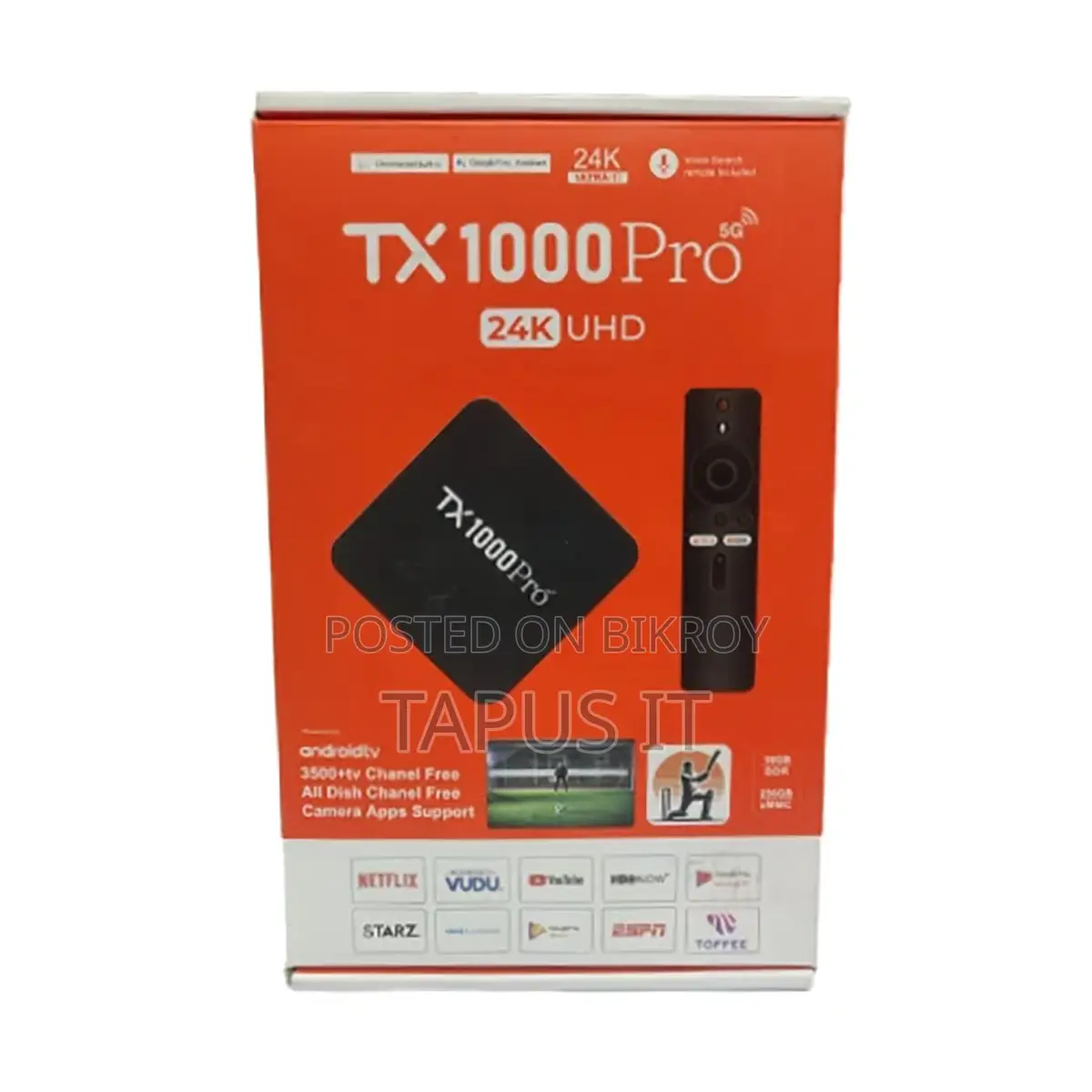 Smart TV Box TX1000Pro 5G 16gb/256gb