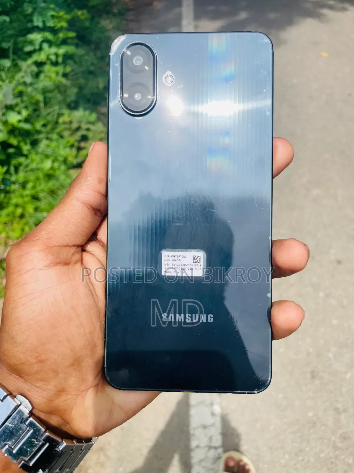 স্যামসাং গ্যালাক্সি এম০৭ ৬৪ জিবি ব্ল্যাক