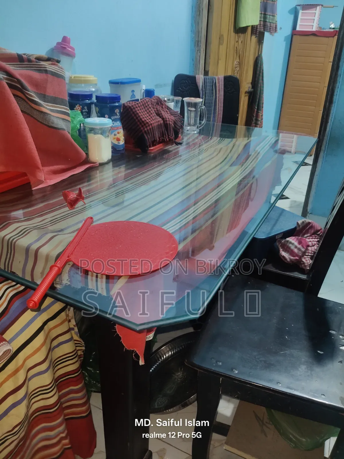 Dining Table with Six Chairs