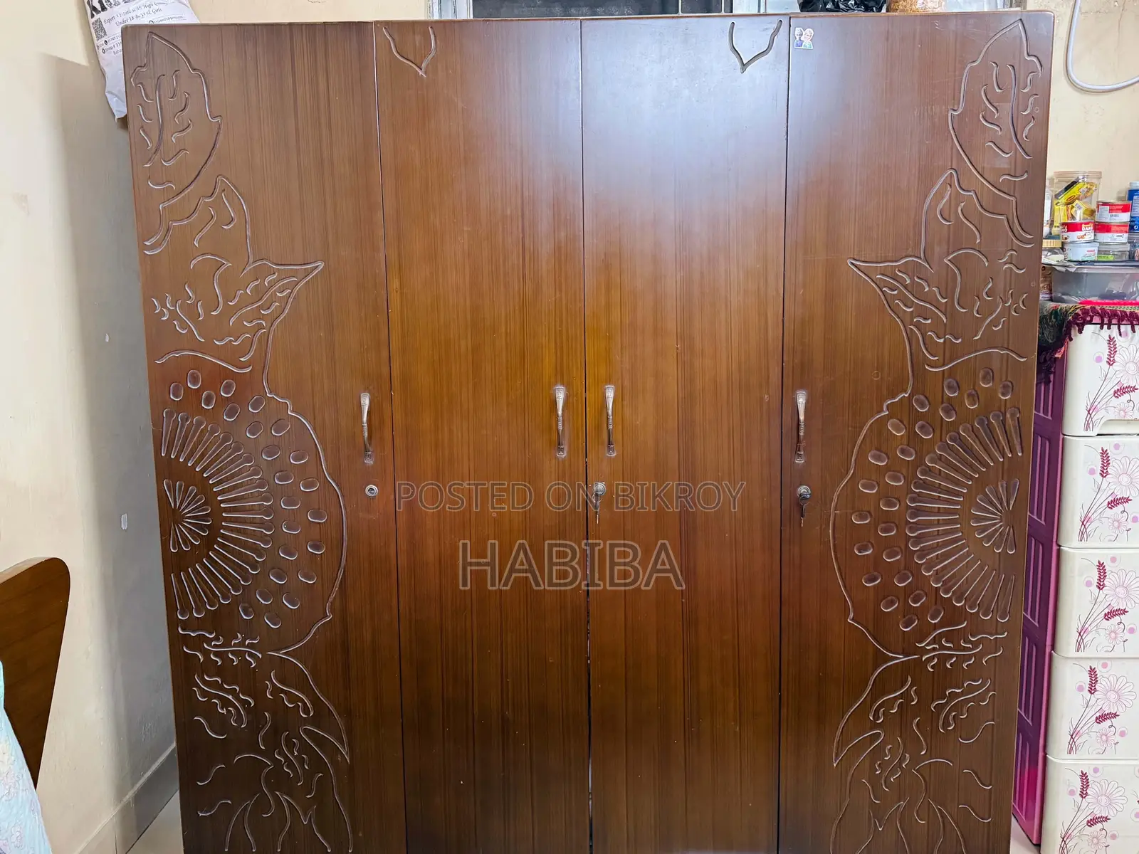 Wooden Board Almirah
