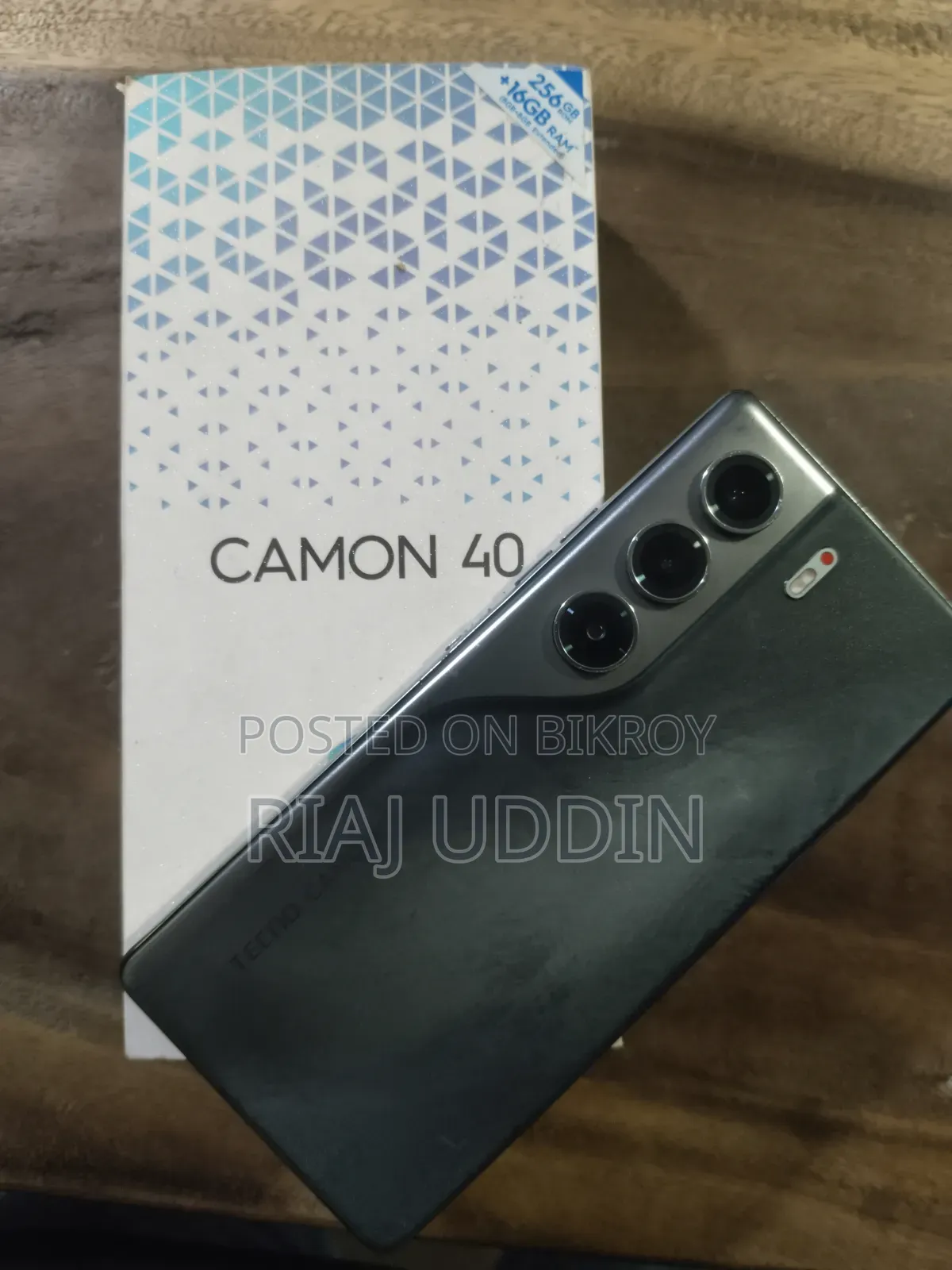 Tecno Camon 40 ২৫৬ জিবি কালো