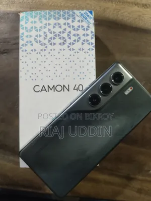 Tecno Camon 40 ২৫৬ জিবি কালো