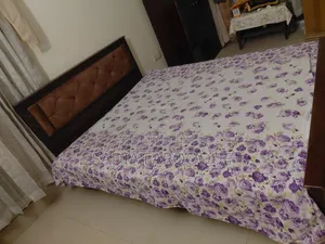 Bed, 5 Feet by 7 Feet, Malaysian Plywood, Very Good Condition, Rarely Used