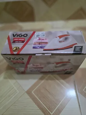 Dry Iron, 1000 Taka, Full Fresh Condition, 1 Year Official Warranty.