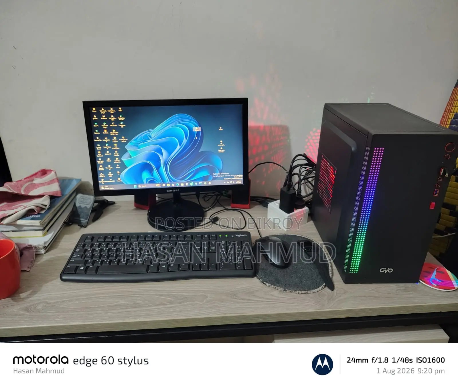 Desktop Computer 16GB Intel Core I5 SSD 256GB
