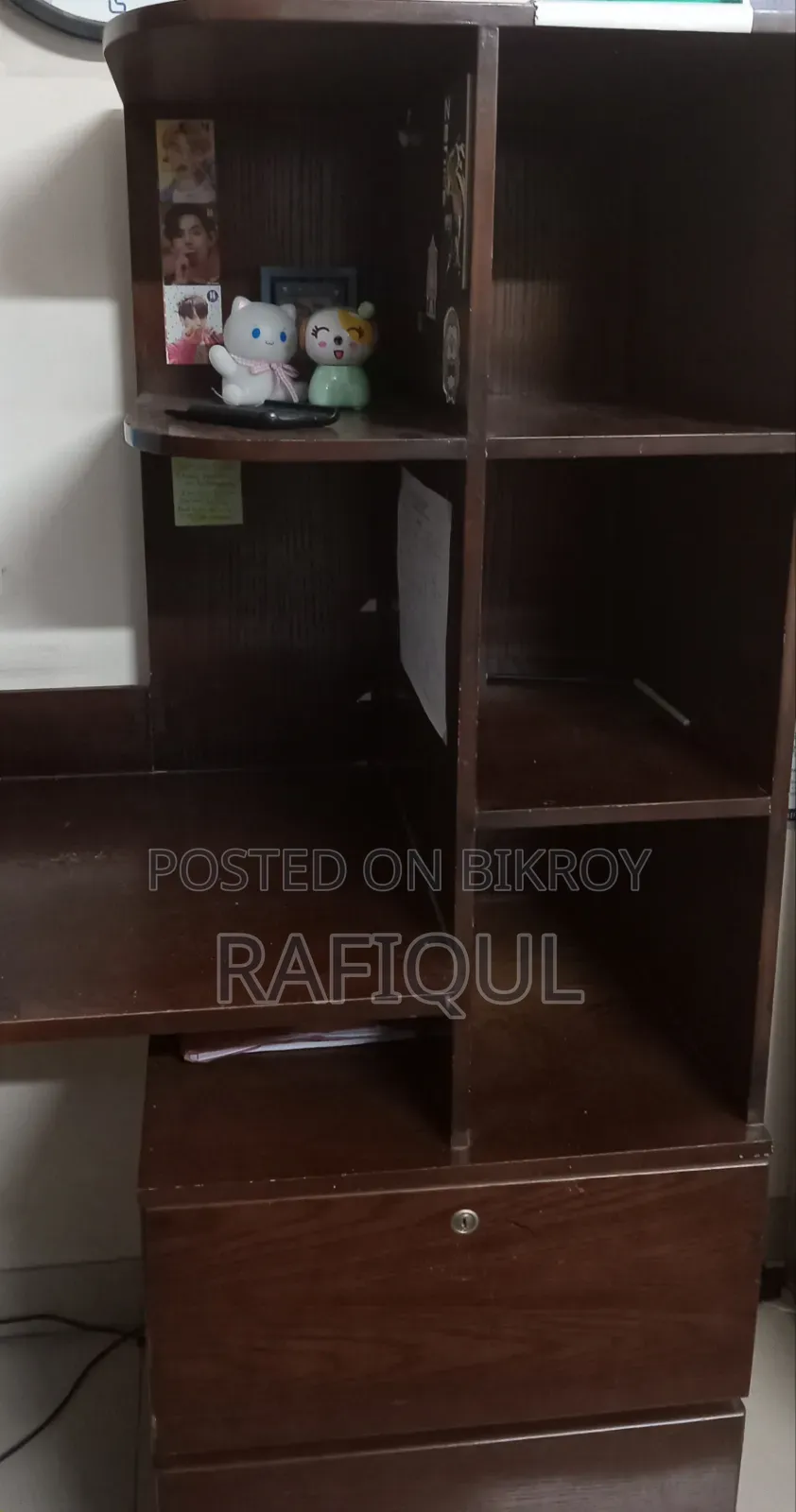 উডেন স্টাডি টেবল