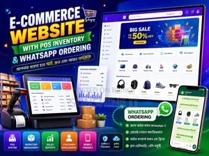 Ecommerce Website With POS Inventory WhatsApp Ordering