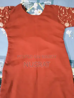 "Almost New Red Stone Work Kameez" | Grab This Beauty