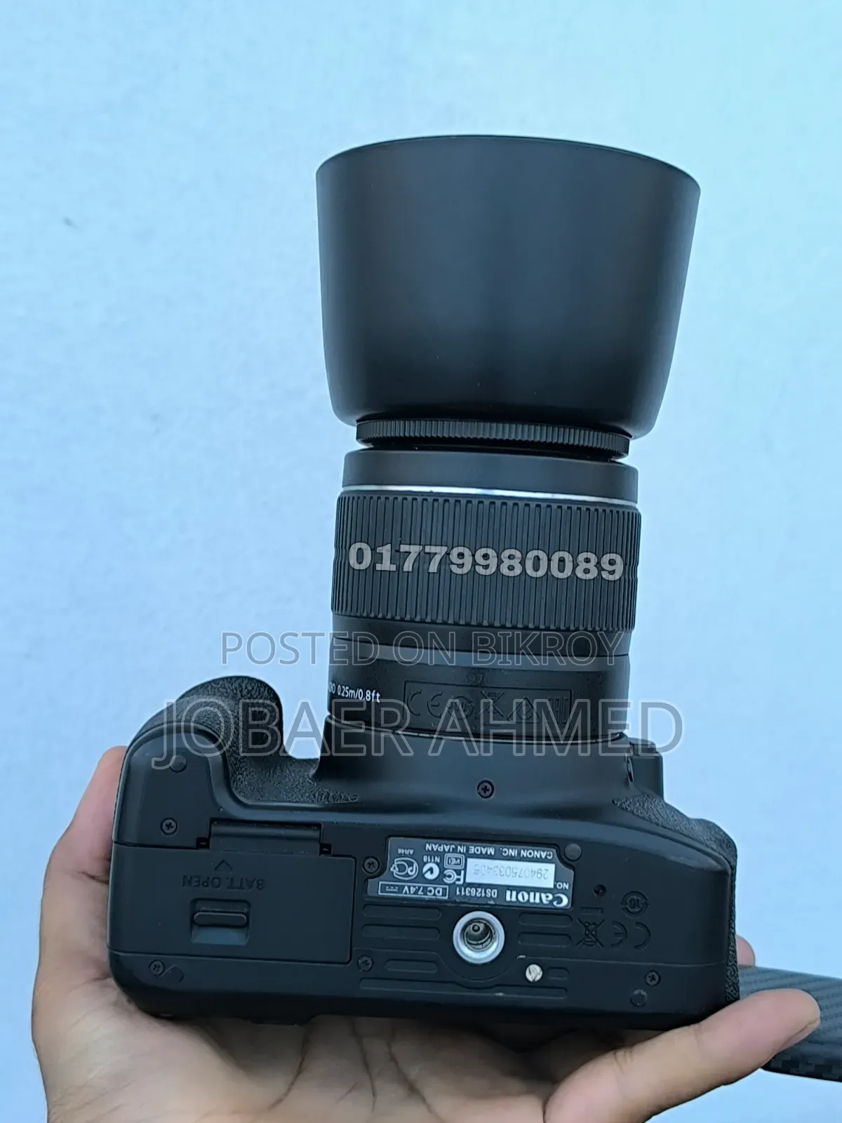 Canon 700d with Canon 18-55 Lens Full Setup