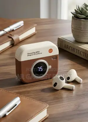 Q86 Retro Camera Design TWS Bluetooth Earbuds