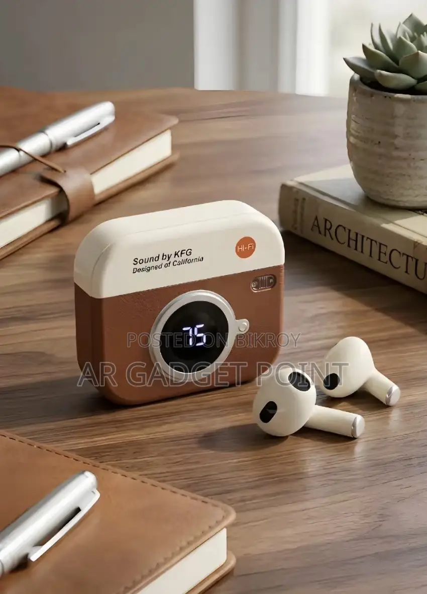 Q86 Retro Camera Design TWS Bluetooth Earbuds