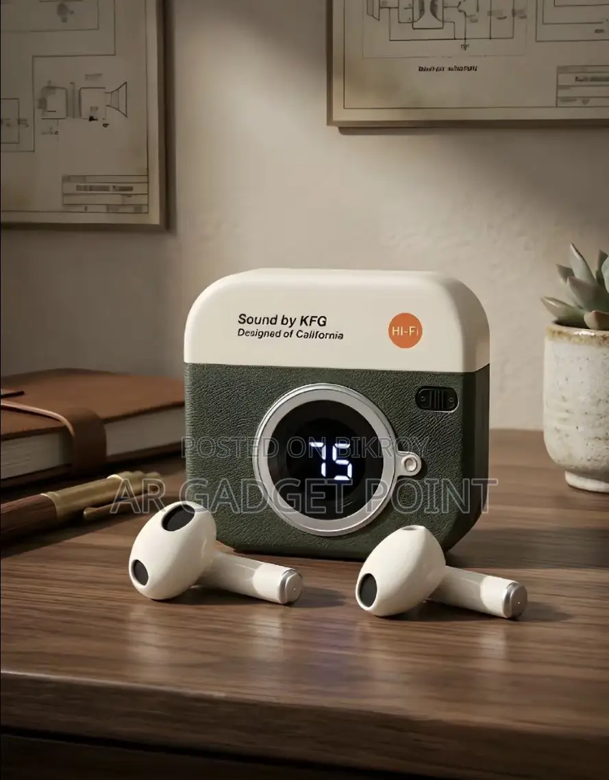 Q86 Retro Camera Design TWS Bluetooth Earbuds