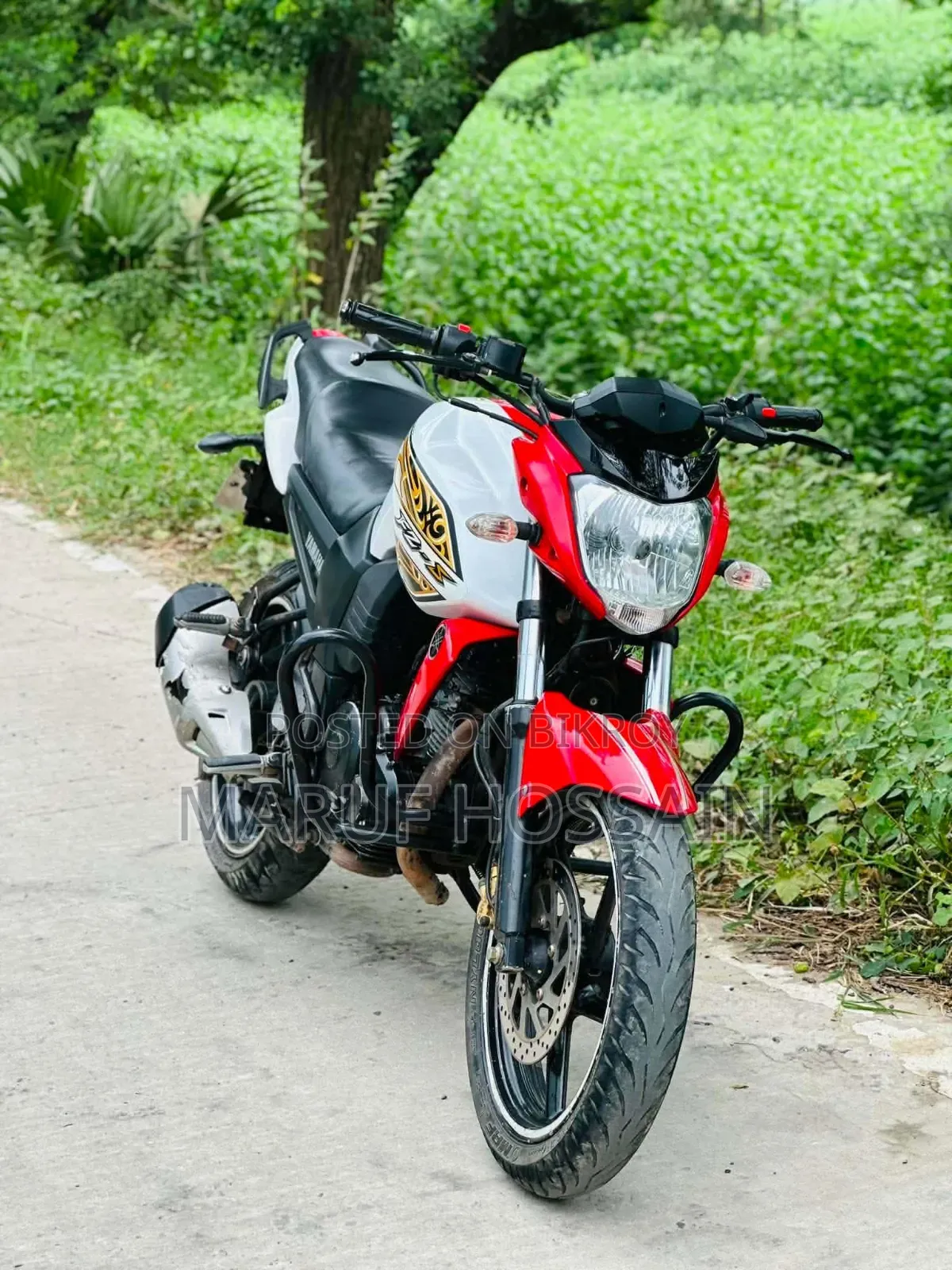 নতুন ইয়ামাহা এফজেড ২০১৮ সাদা