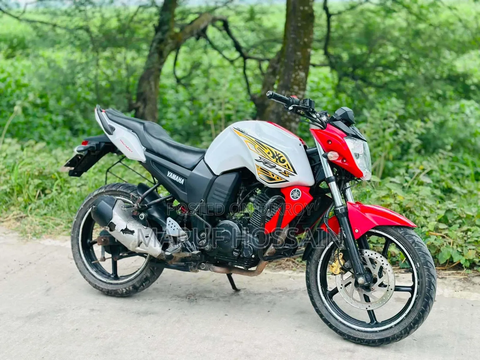 নতুন ইয়ামাহা এফজেড ২০১৮ সাদা