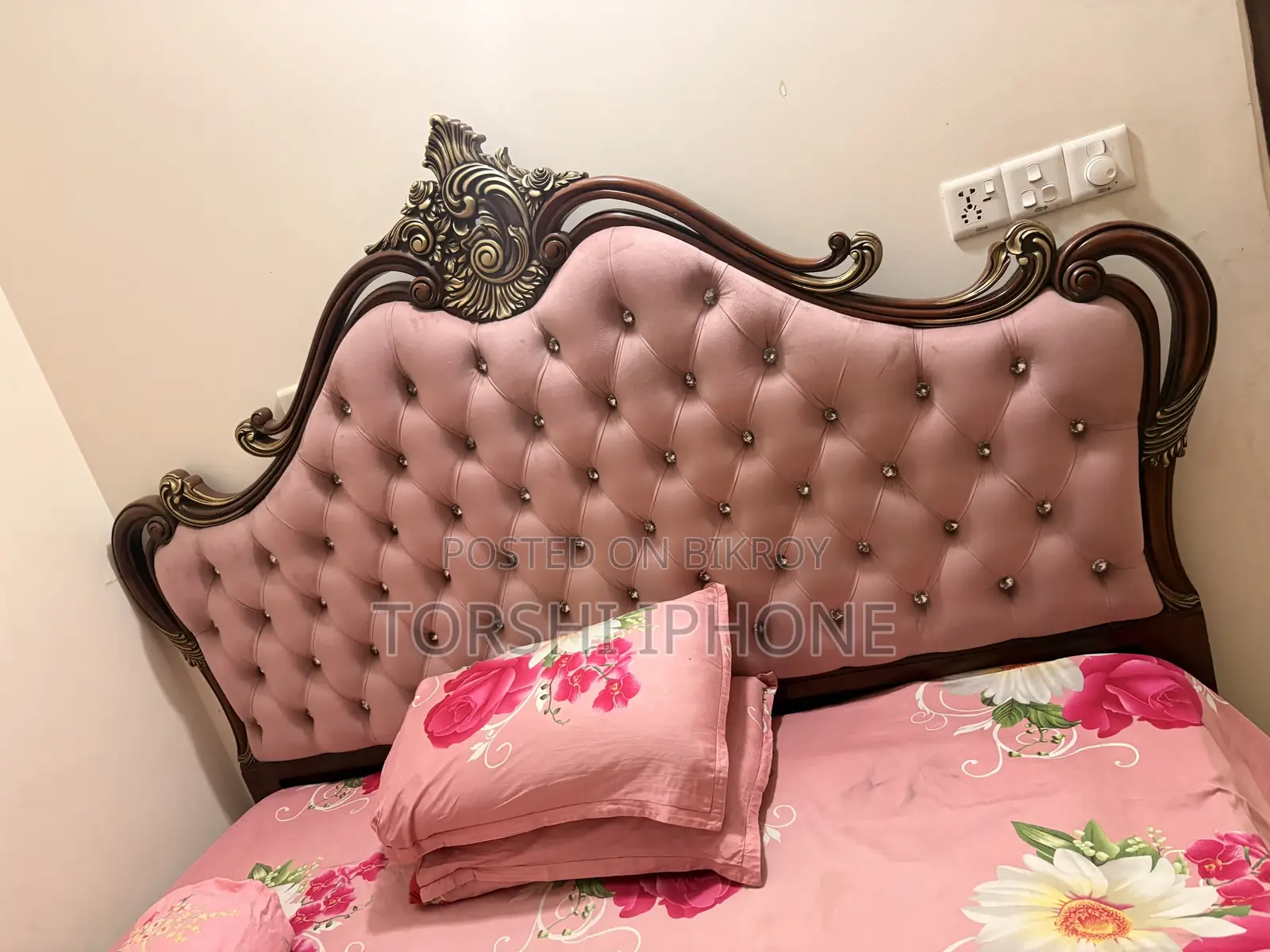This bed will be sold 6/7 feet. Mattress will be given free with it