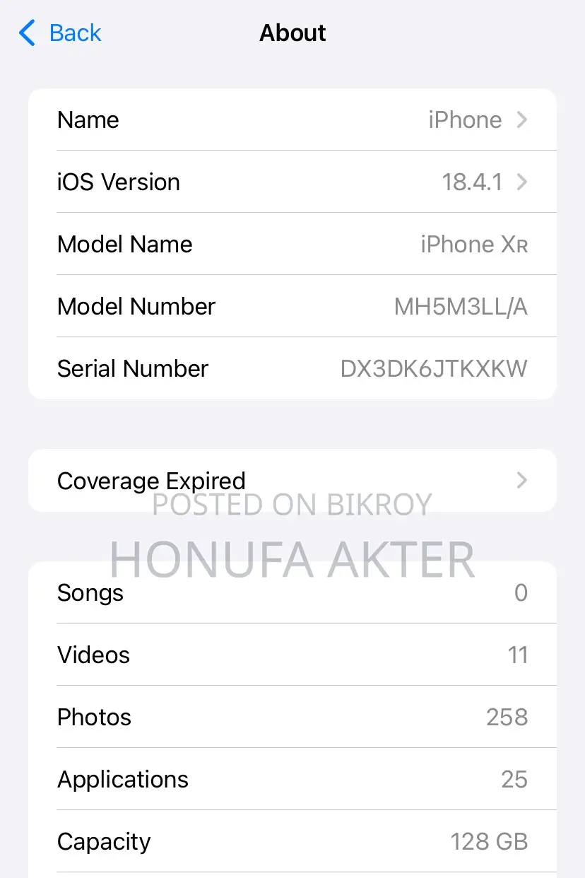 Apple iPhone XR 128 GB Black
