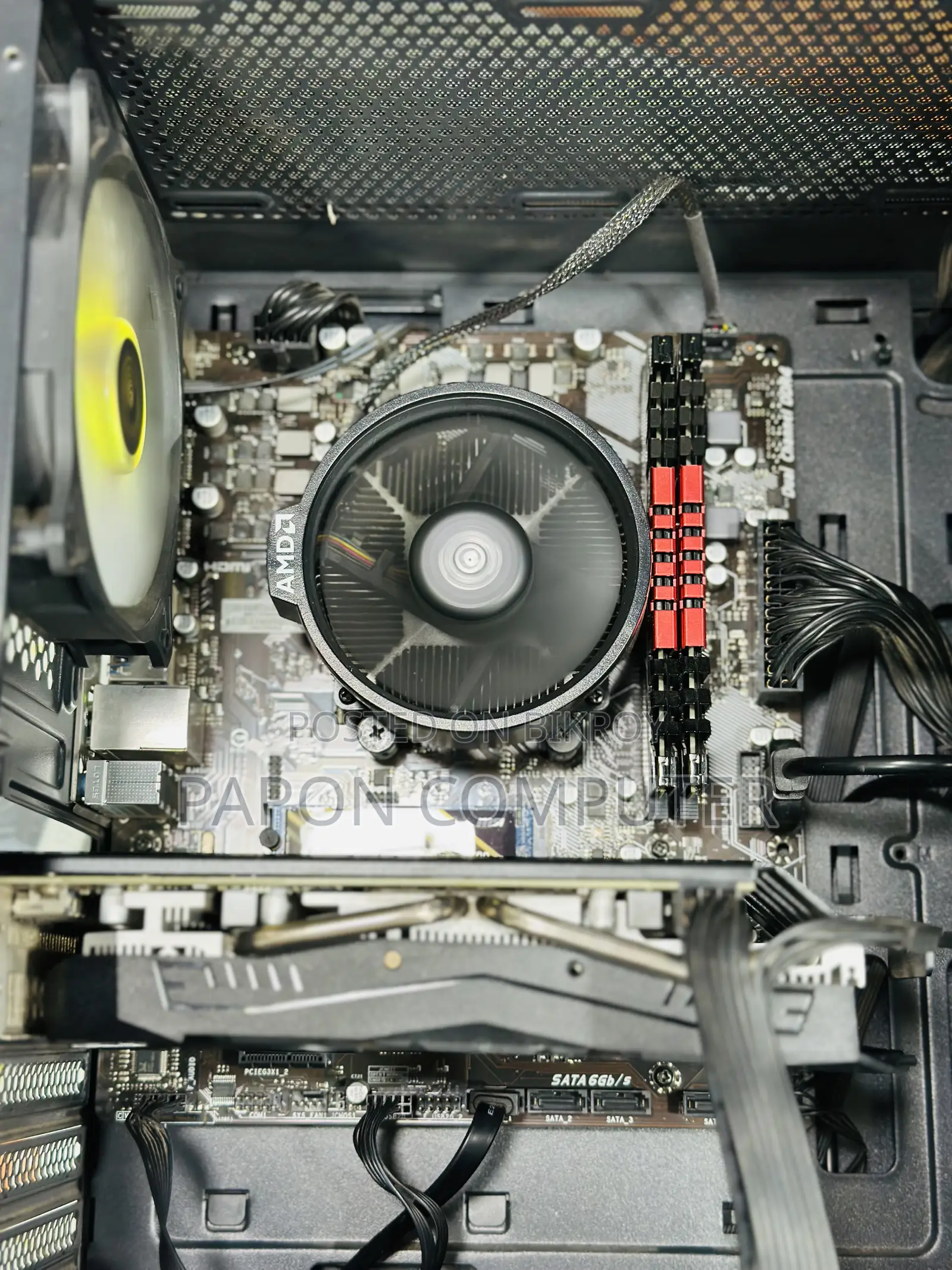 Desktop Computer 16GB AMD Ryzen 5 HDD+SSD 500GB