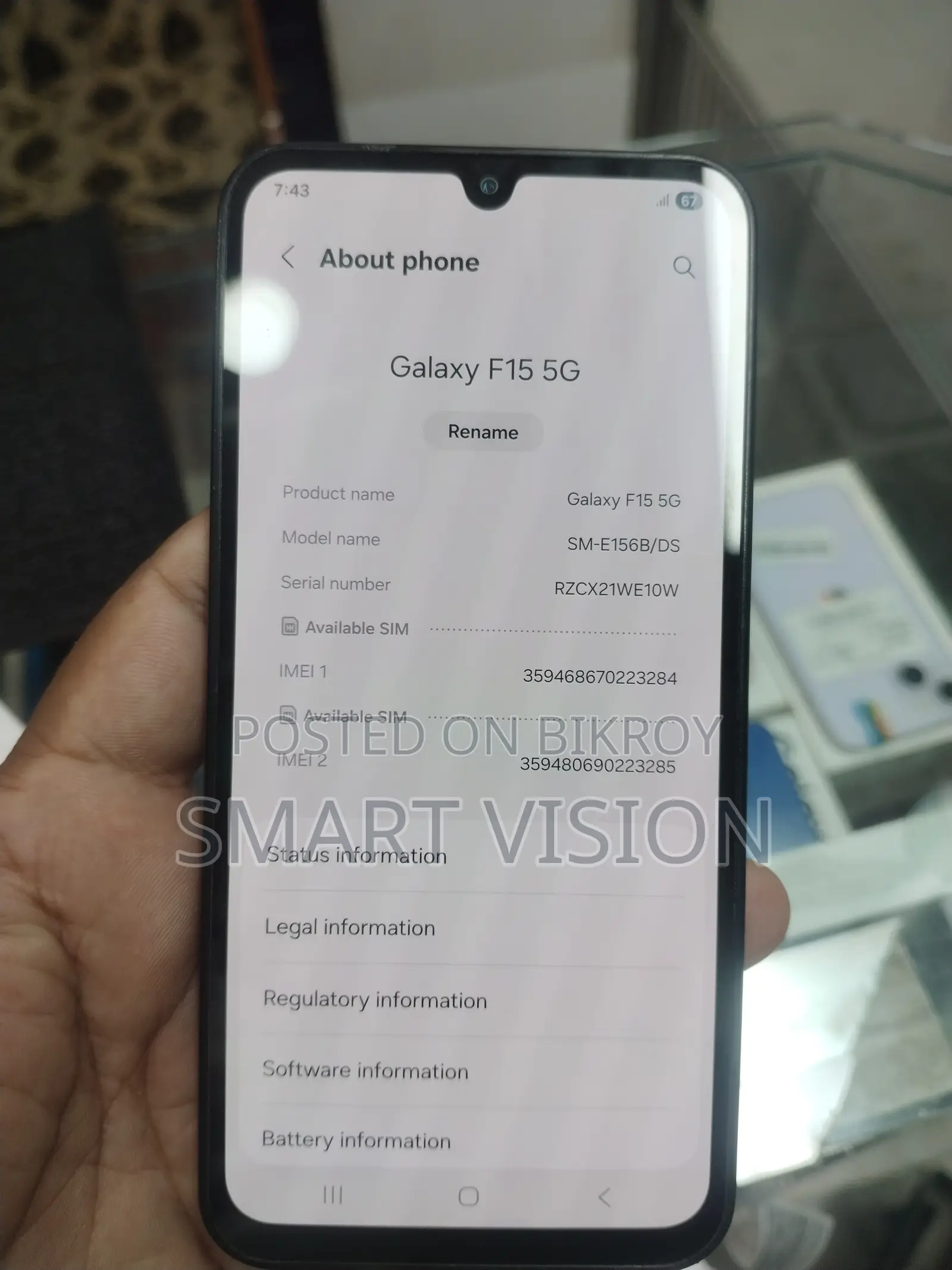 Samsung Galaxy F15 128 GB Black