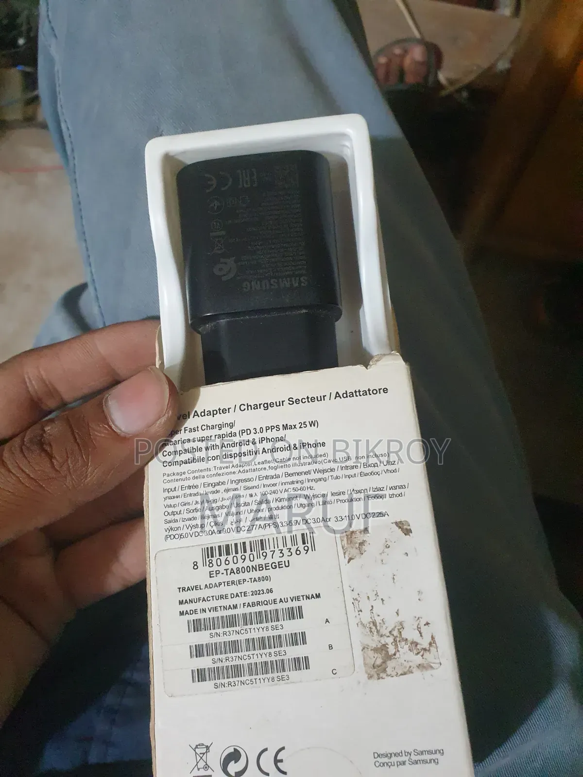 Samsung 25w Type C Charger Adapter